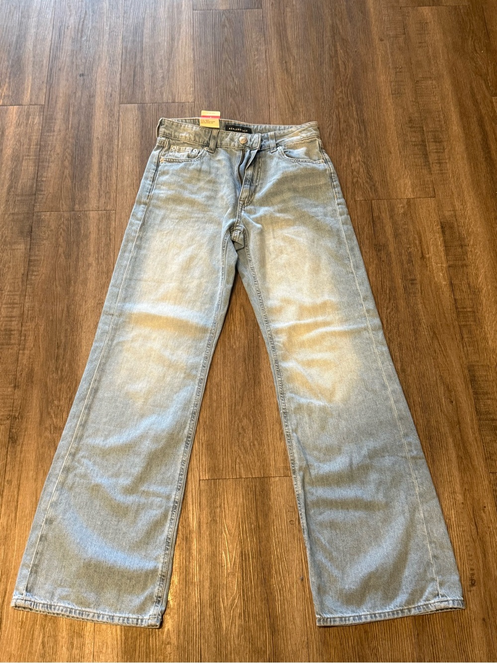 Aeropostale Light Blue Wide-Leg Women’s Jeans